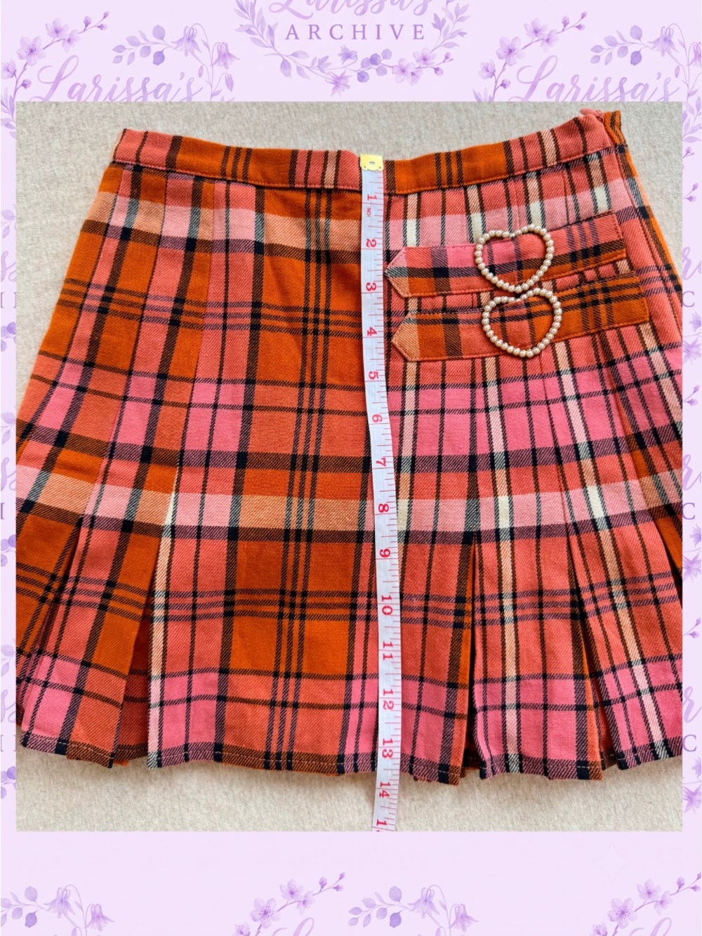 Sugar Thrillz Dolls Kill Real Everlasting Love Plaid Pleated Skirt XS (Fits XXS) - Picture 7 of 16